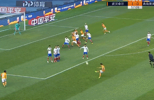 武汉卓尔保级战首回合21力克青岛黄海